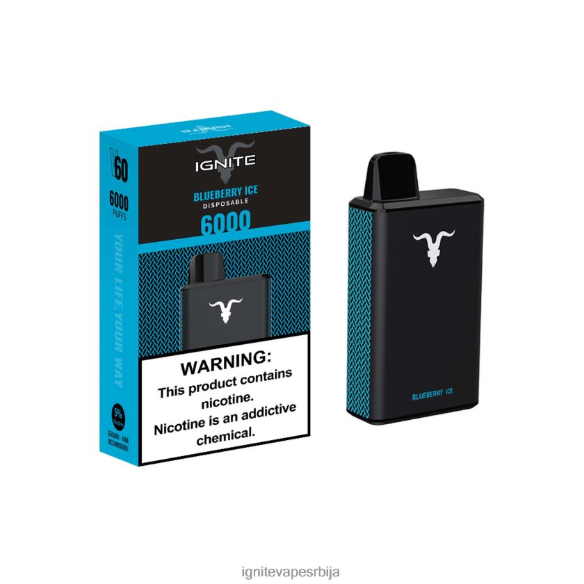 IGNITE V60 електронска цигара лед од боровнице Ignite Vape Sales L42H29